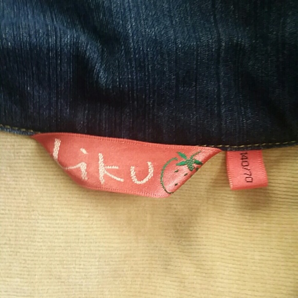 Liku Girls Denim and Corduroy Jacket - Picture 6 of 7